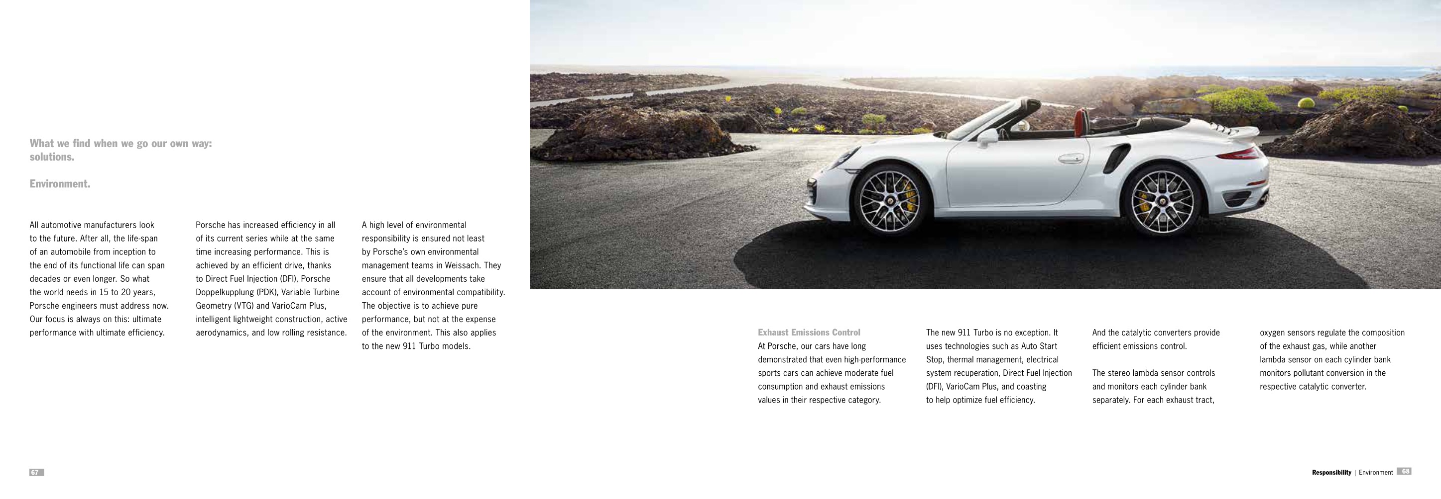 2014 Porsche 911 Turbo Brochure Page 32